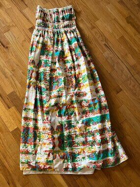 Whitley Kros Bold Print Maxi Dress | Sz 4 | Summer dress, boho, bold
